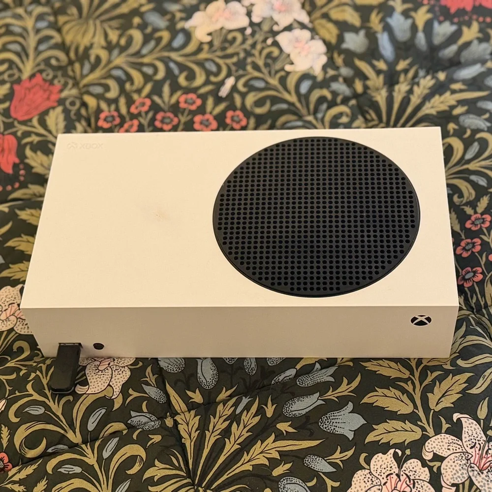Xbox Series S Console with Black and White Controllers